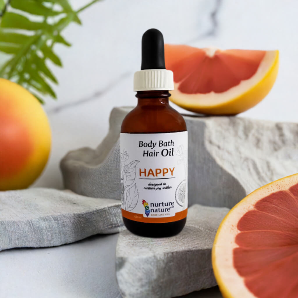 Energizing Body & Bath Oil is 3 in 1 a multi-purpose oil enriched with white grapefruit essential oil