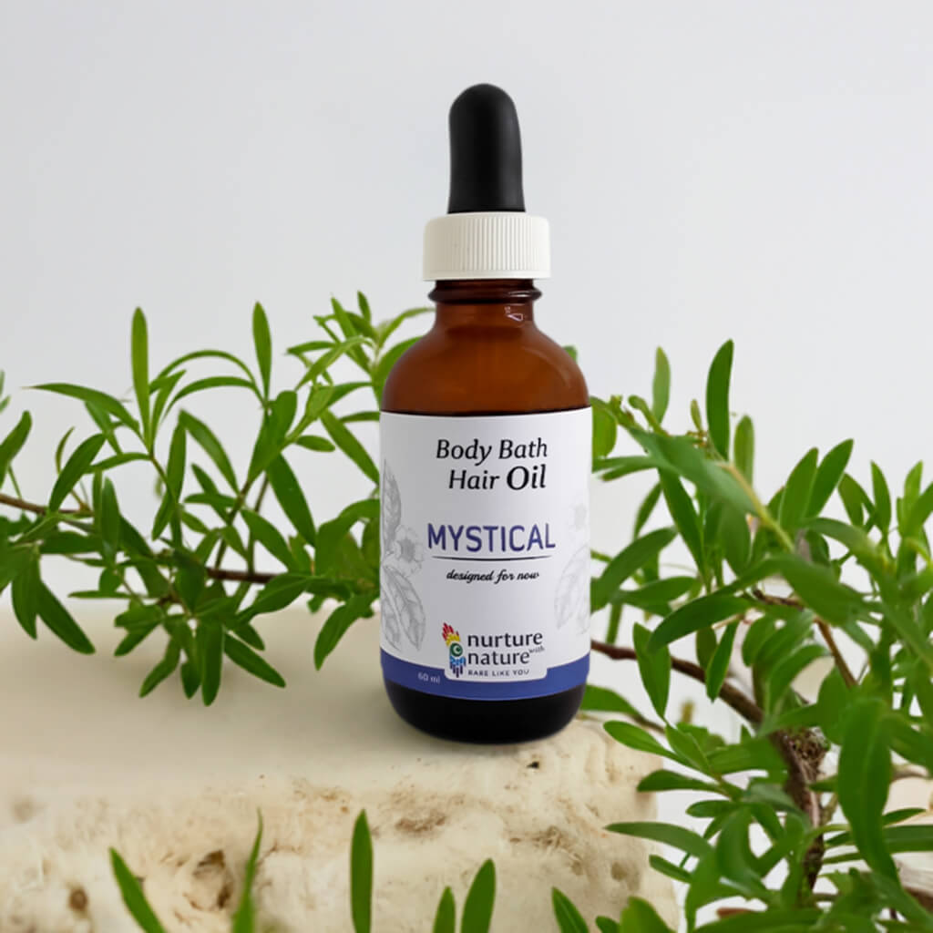 Protecting Body & Bath Oil is 3 in 1 a multi-purpose oil enriched with tea tree essential oil