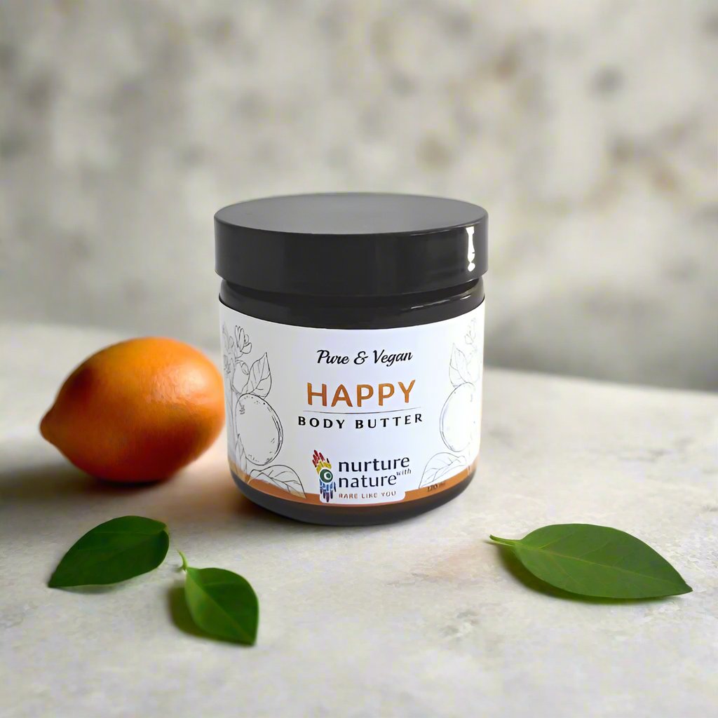 Happy body butter with grapefruit oil