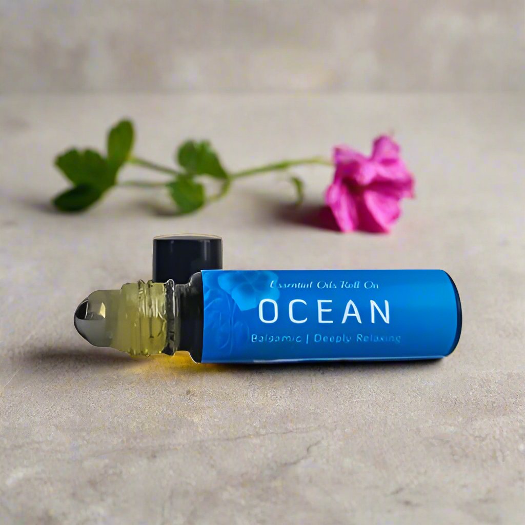 Deeply relaxing essential oil roll on ocean