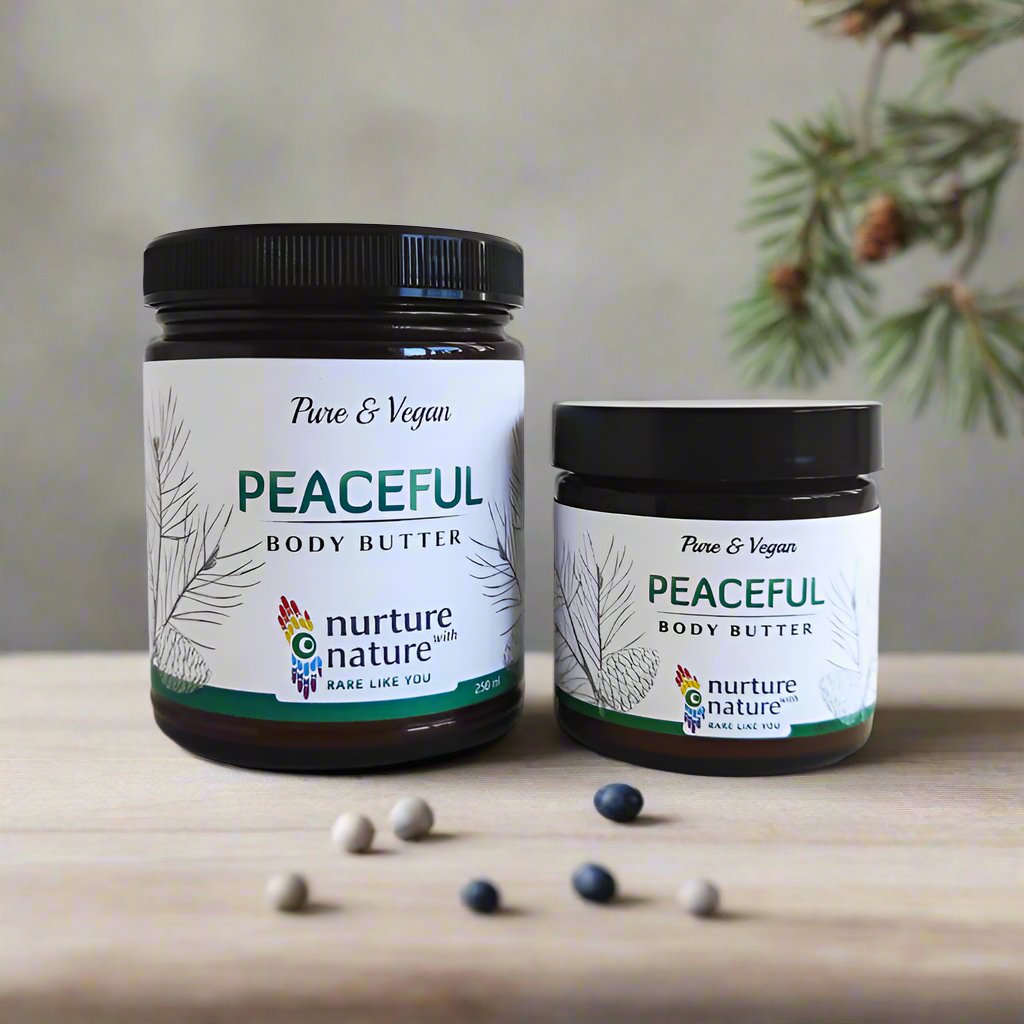 Peaceful body butter with pine oil