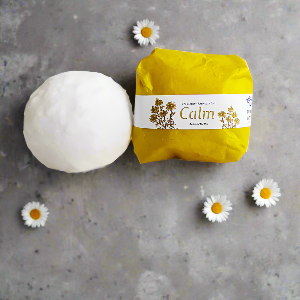 Bath fizzy with roman chamomile oil