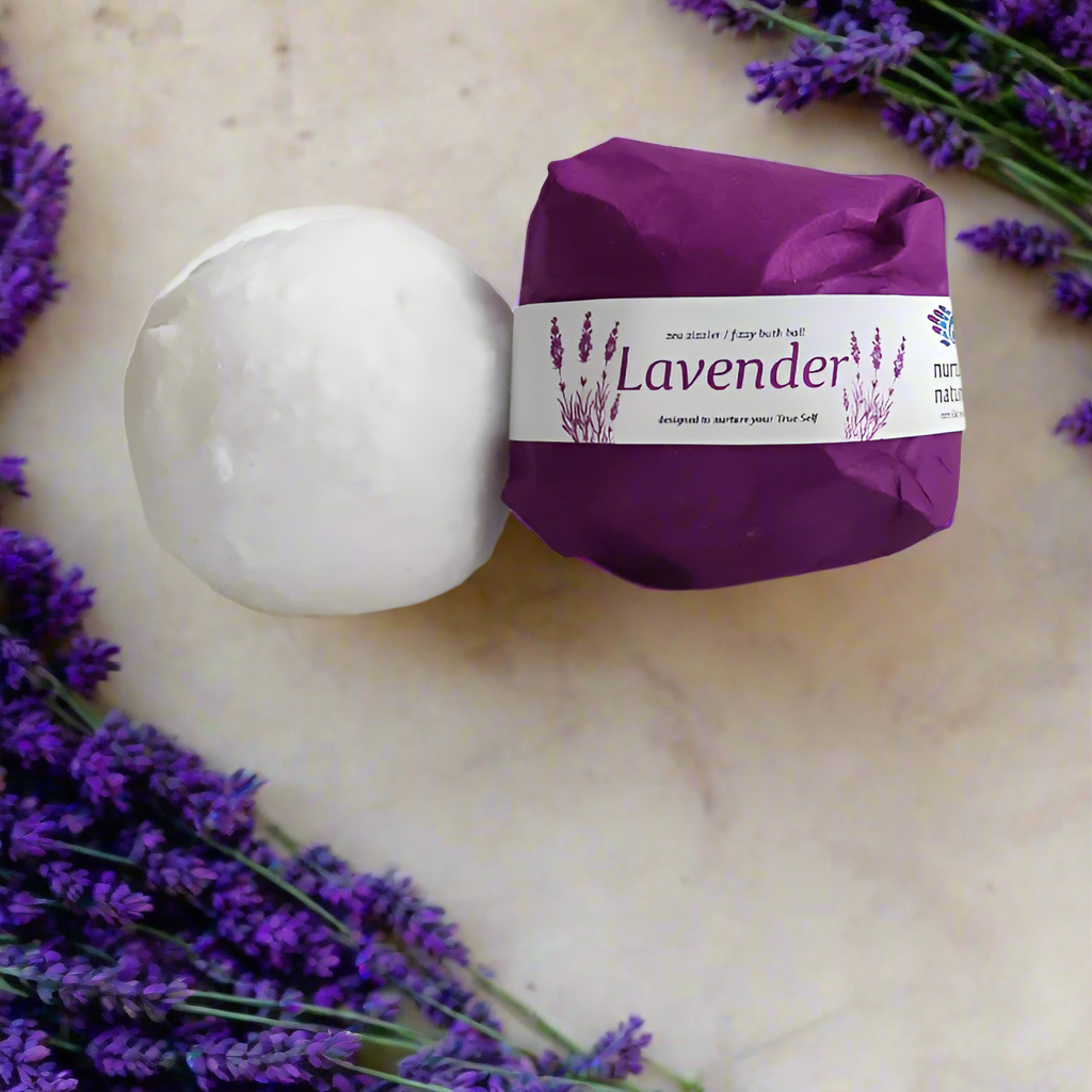 Bath fizzy with french lavender essential oil