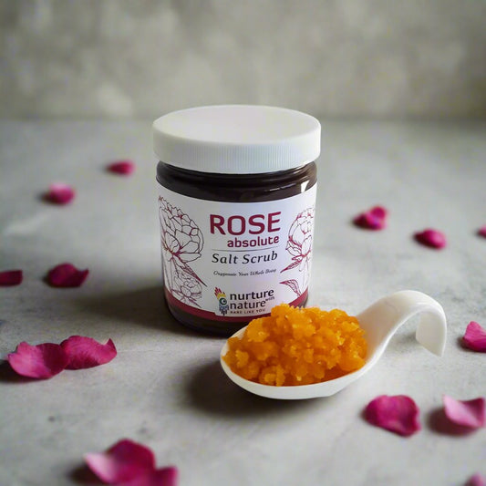 Rose salt scrub