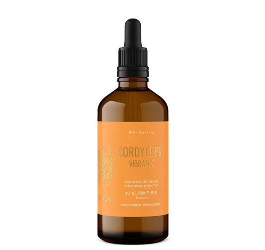 Certified Organic Cordyceps Tincture dual extract- High Potency Fruiting body- 1:4 (100ml/3.4oz)