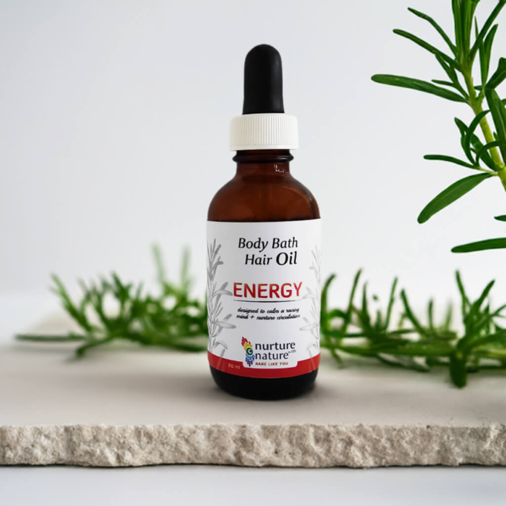 Invigorating Body & Bath Oil is 3 in 1 a multi-purpose oil enriched with rosemary essential oil