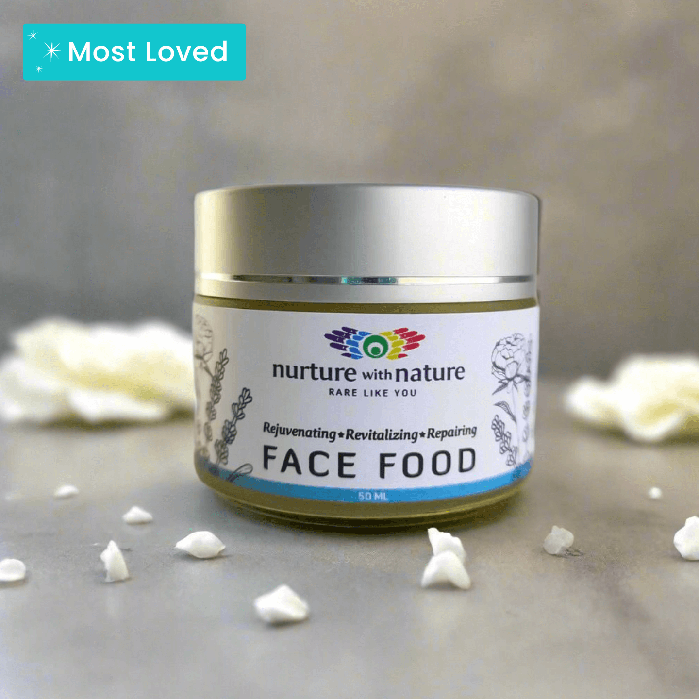 Jar of 'nurture with nature' most loved natural 'Face Food'  cream