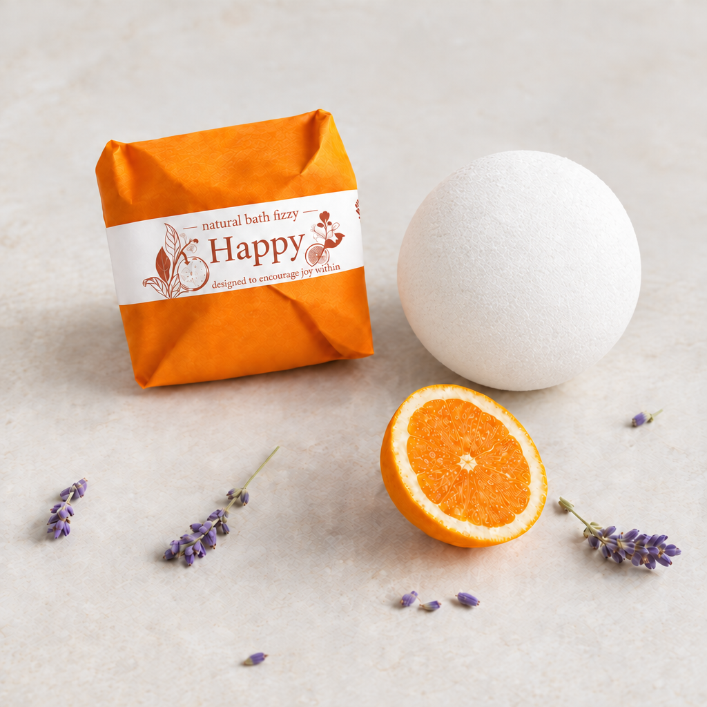 Happy bath fizzy, seamless ball