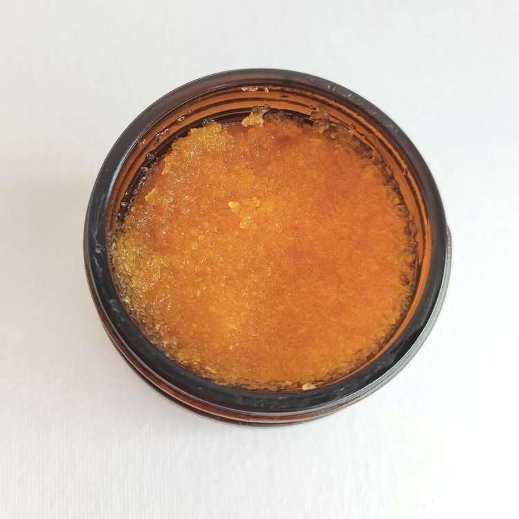 Salt scrub with sea buckthorn oil