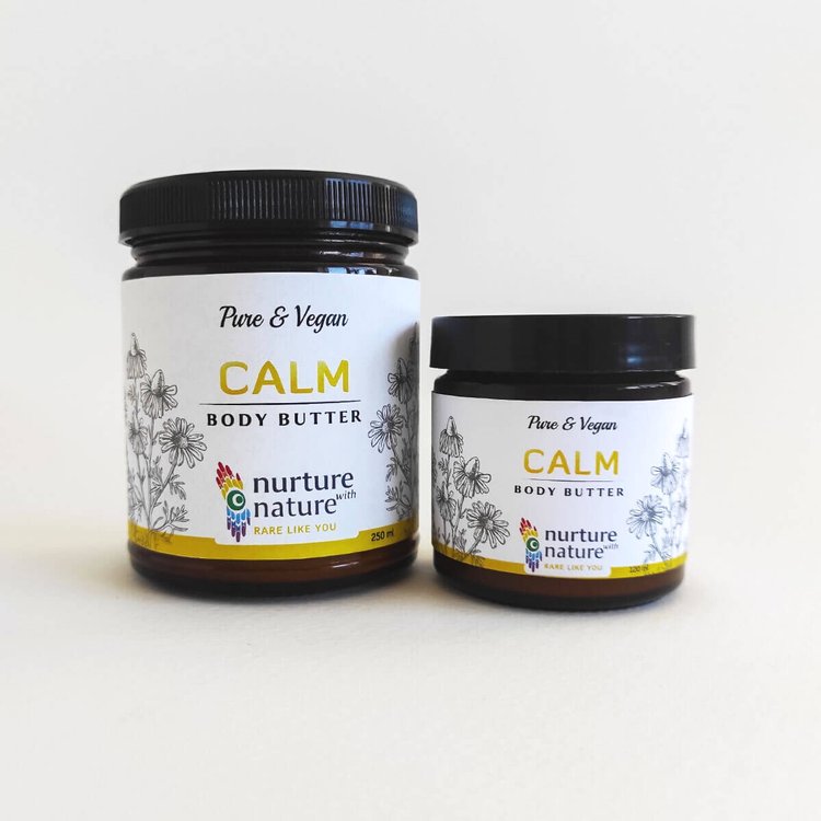 Calm body butter with chamomile oil