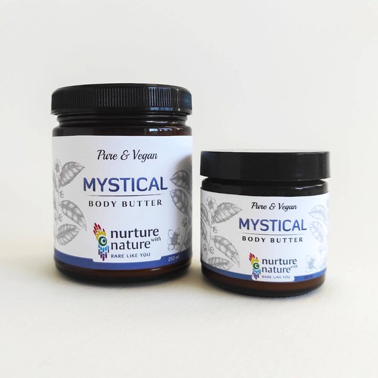Mystical body butter with tea tree oil
