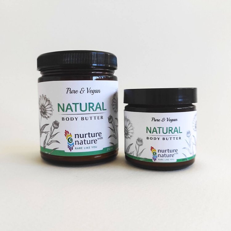 Unscented natural body butter