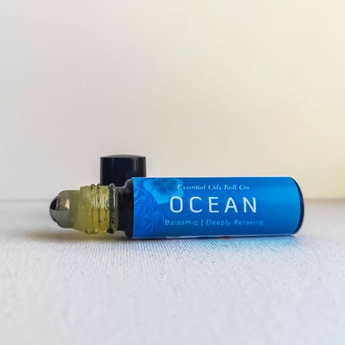 Deeply relaxing essential oil roll on ocean