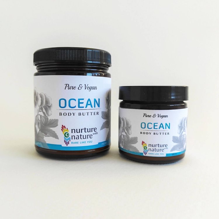 Ocean body butter with geranium oil