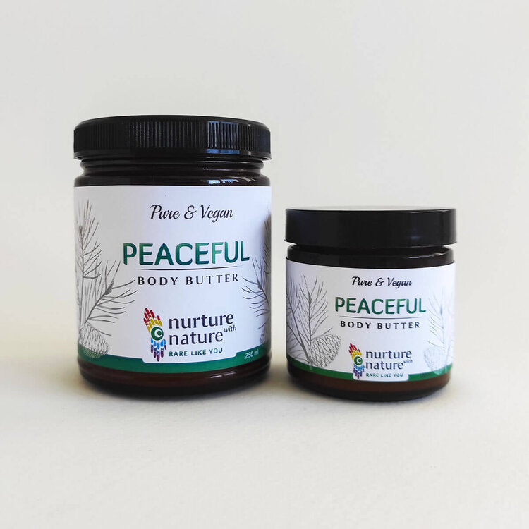 Peaceful body butter with pine oil