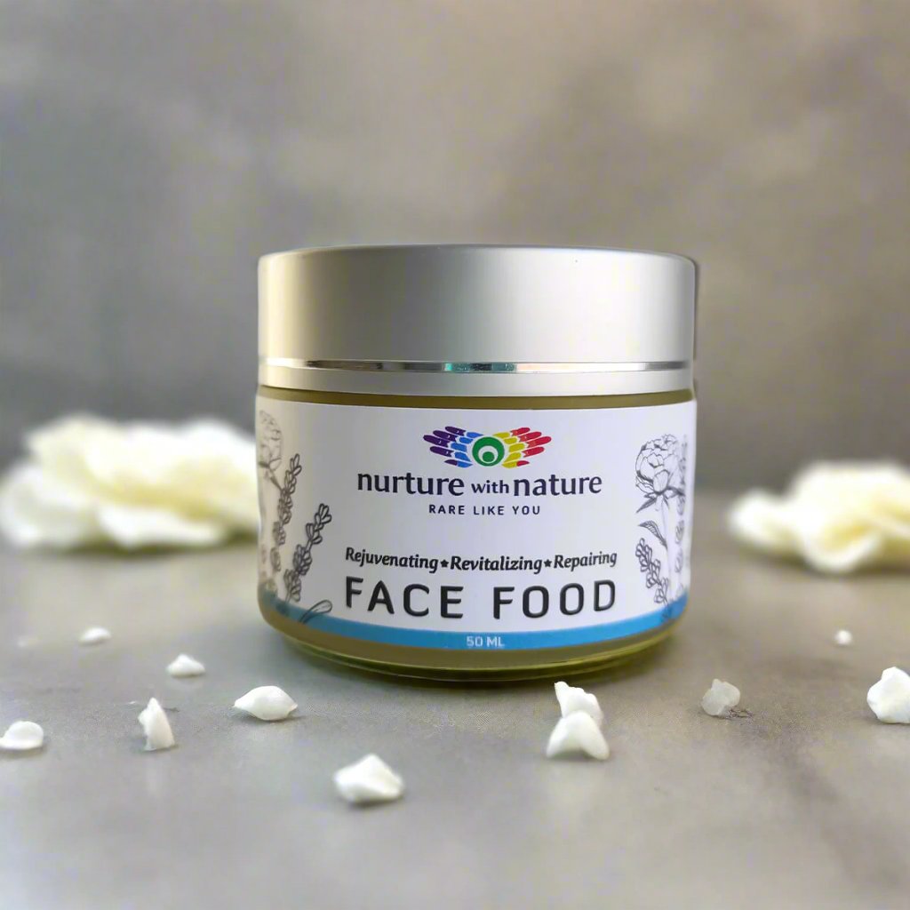 Natural face cream for glowing skin