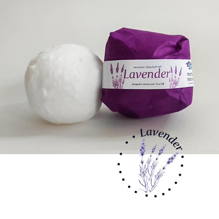 Bath fizzy with french lavender essential oil