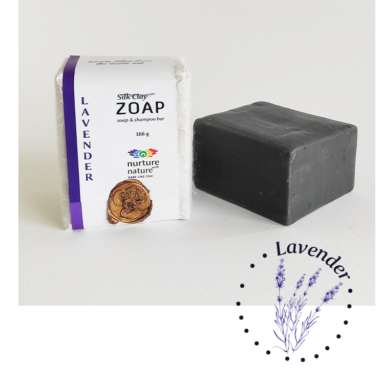 Lavender shampoo bar for body and hair